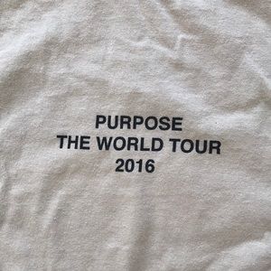 Justin Bieber Purpose Tour Merchandise